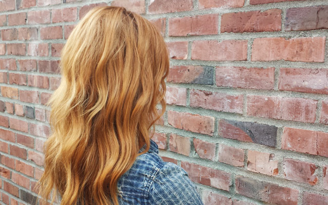 copper gold hair color idea for fall
